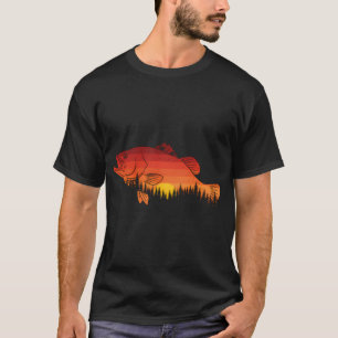 Wilderness Fishing Nature Scene T-Shirt