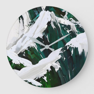 Wilderness in Motion Large Clock
