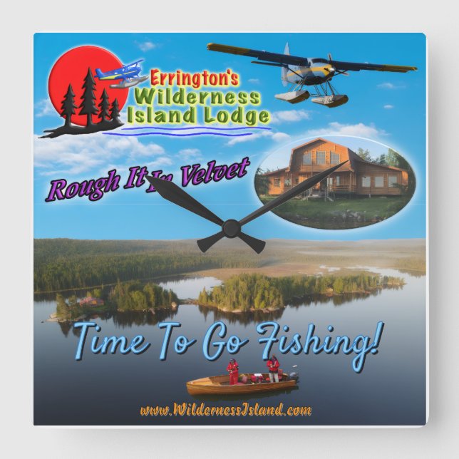 Wilderness Island Wall Clock (Front)