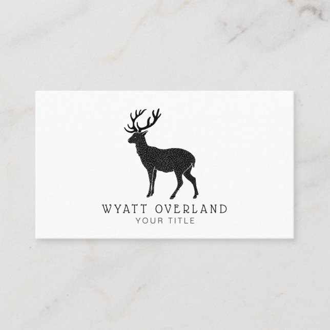 Wilderness Naturalist Hiking Guide Business Card (Front)