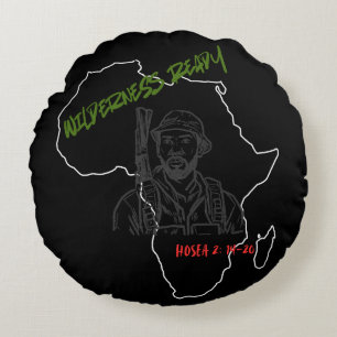 Wilderness Ready Hebrew Israelite Regathering Round Cushion