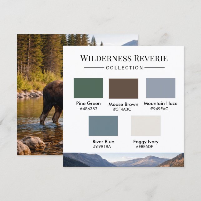 Wilderness Reverie Colour Palette Card (Front/Back)