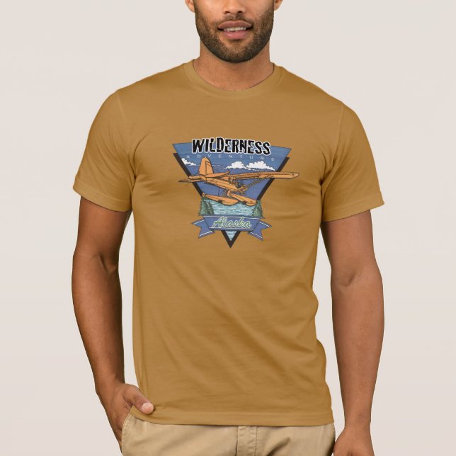 Wilderness Seaplane Adventure Alaska T-Shirt (Front)