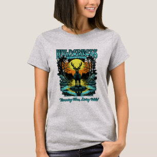 Wilderness Wanderer Deer in the Forest T-Shirt