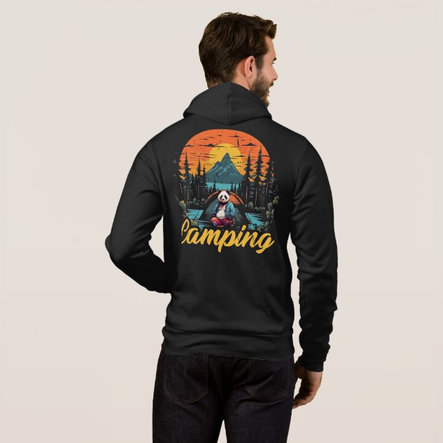 Wilderness Whisper – The Camping Bear Adven Hoodie (Back Full)