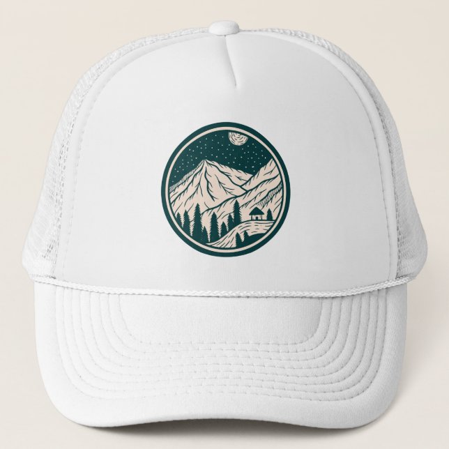 Wilderness Whispers Trucker Hat (Front)
