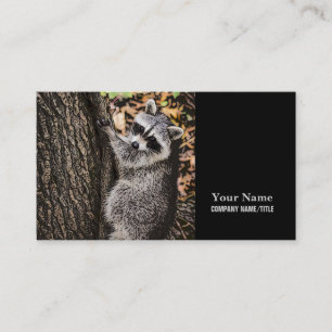 Wilderness Wild Racoon Business Card