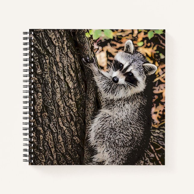 Wilderness Wild Racoon Notebook (Front)
