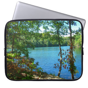 Wilderness Wooded Lake Laptop Sleeve