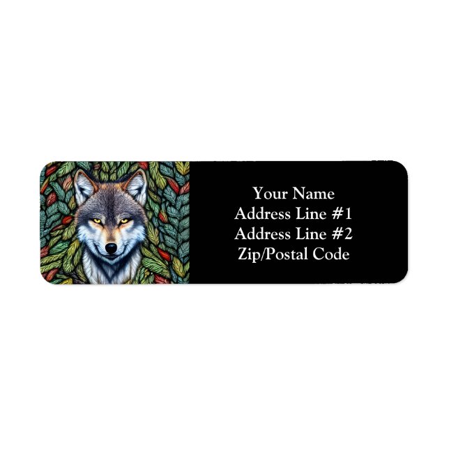 Wilderness Woodland Predator Wolf (Front)