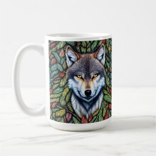 Wilderness Woodland Predator Wolf Coffee Mug