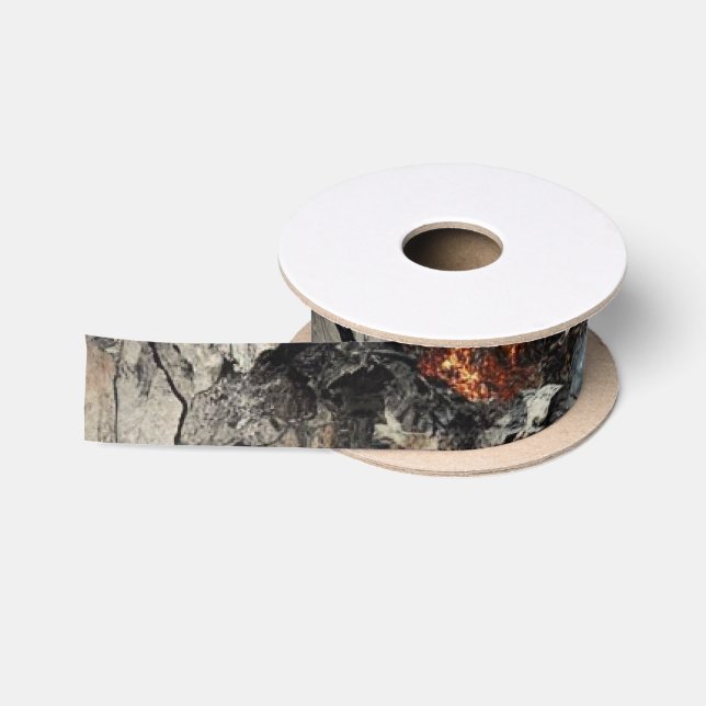 Wildfire Aftermath Artistic Gift Ribbon Satin Ribbon (Spool)