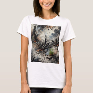 Wildfire Aftermath Artistic Women’s T-Shirt