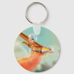 Wildfire fire-plane Aerial firefighting Key Ring