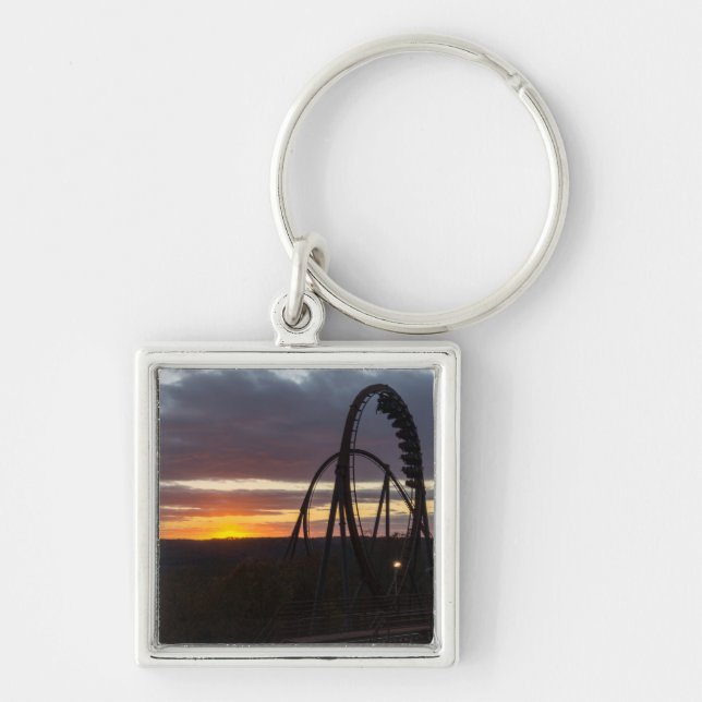 Wildfire Sunset Key Ring (Front)