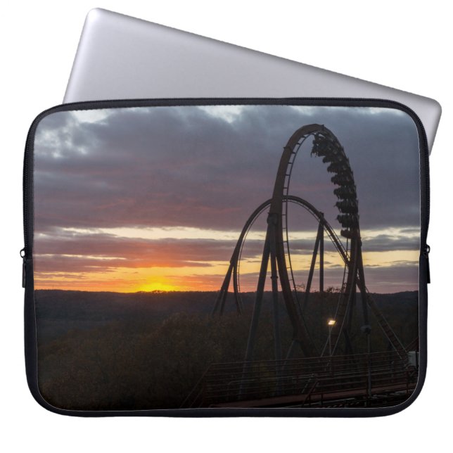 Wildfire Sunset Laptop Sleeve (Front)