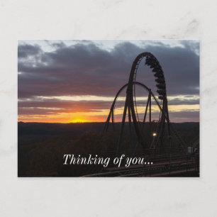 Wildfire Sunset Postcard