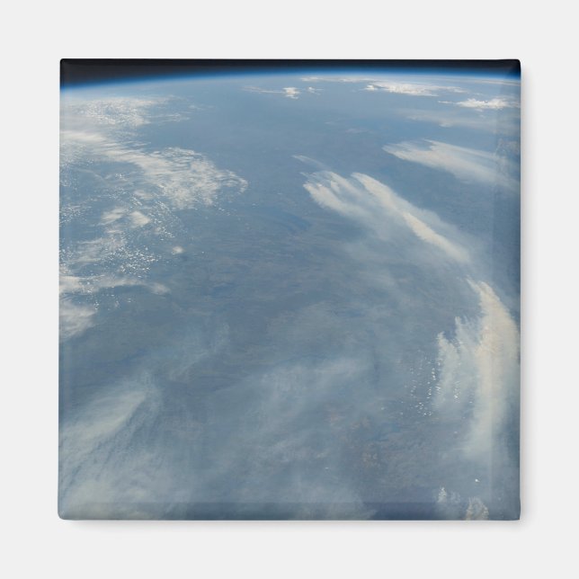 Wildfires Southeast Of James Bay In Quebec, Canada Magnet (Front)