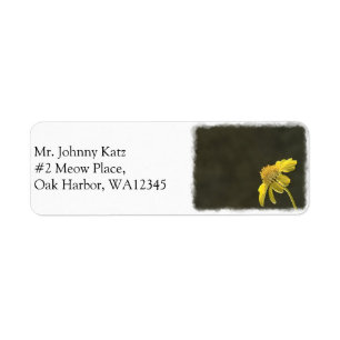 Wildflower 4 Return Address Label