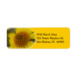 Wildflower 7 Return Address Label