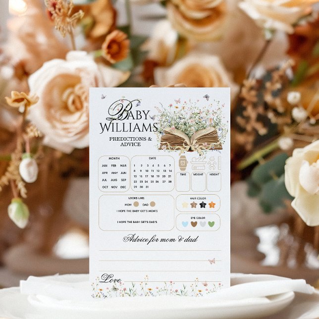 Wildflower A New Chapter Begin Baby Shower Game (Creator Uploaded)