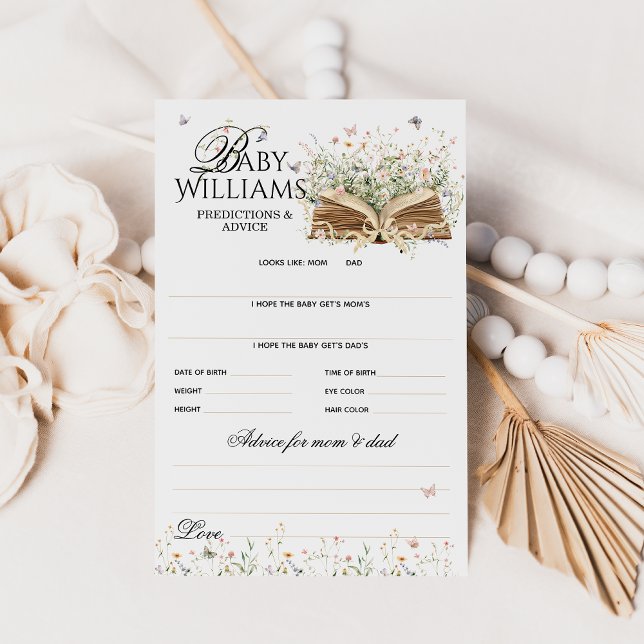 Wildflower A New Chapter Begin Baby Shower Game (Creator Uploaded)