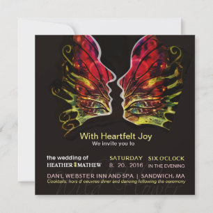 Wildflower Abstract Vibrance Invitation