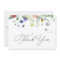 Wildflower and Bee Thank You  Note Card