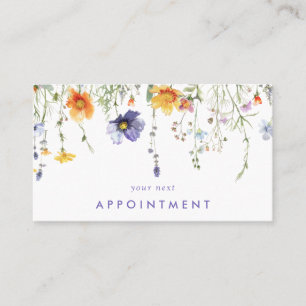 Wildflower Appointment Card