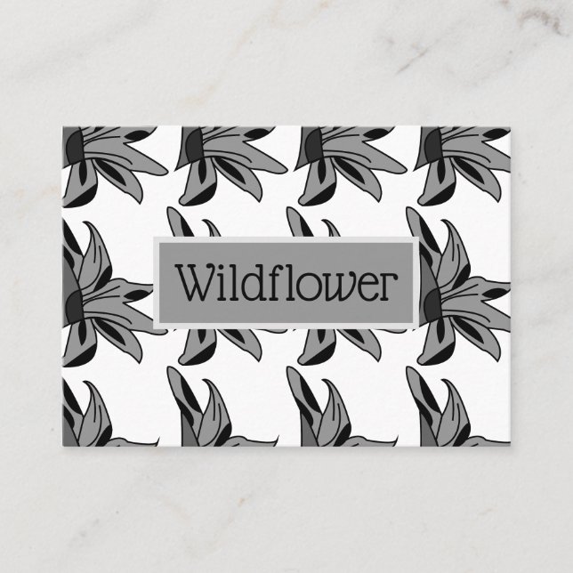 Wildflower Art Business Card (Front)