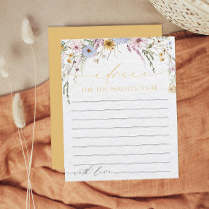 Wildflower Baby Advice For The Parents To Be