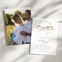 Wildflower Baby In Bloom Couple's Photo