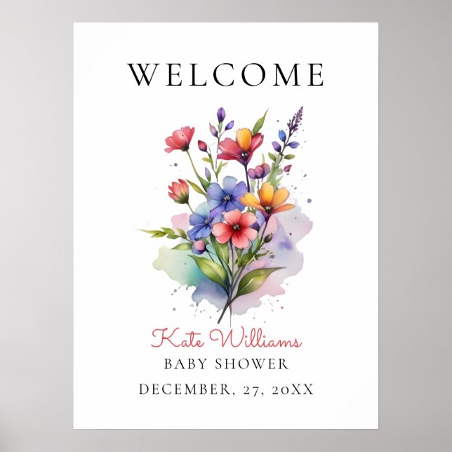Wildflower Baby in bloom Poster (Front)