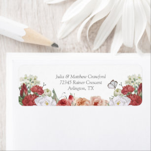 Wildflower Baby in Bloom Return Address