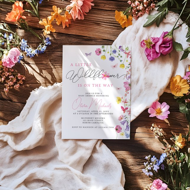 Wildflower Baby Shower Invitation | Baby in Bloom  (Creator Uploaded)