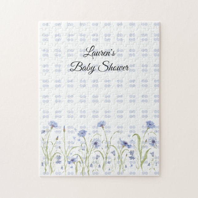  Wildflower Baby Shower Jigsaw Puzzle (Vertical)