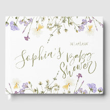 Wildflower Baby Shower Personalized 