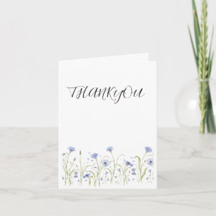  Wildflower Baby Shower Thank You Card