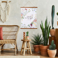 Wildflower Bible Verse | Monogram Initial