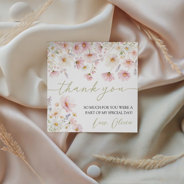 Wildflower Birthday Favor Tags (Creator Uploaded)