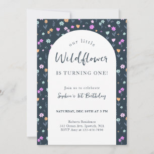 Wildflower Birthday Invitation