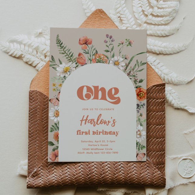 Wildflower Birthday Invitation | Wildflower First (Creator Uploaded)