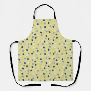 Wildflower & Blackberry Floral Pattern Apron