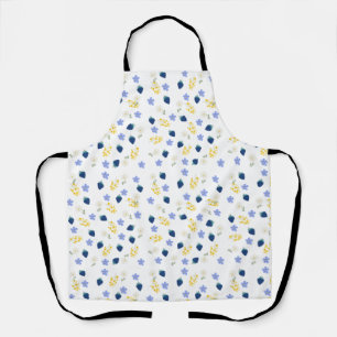 Wildflower & Blackberry Floral Pattern Apron