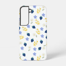 Wildflower & Blackberry Floral Pattern