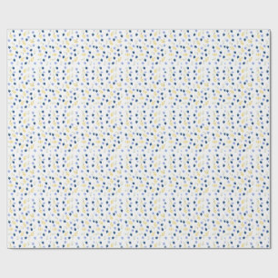 Wildflower & Blackberry Floral Pattern Wrapping Paper