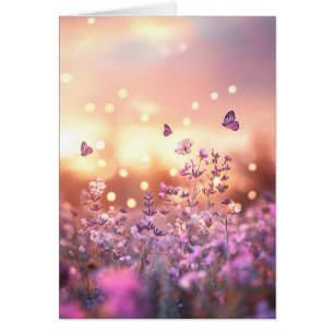 Wildflower Blank Greeting Card – Nature Photo Note