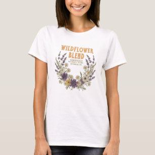 Wildflower Blend Women’s T-Shirt Vintage Floral