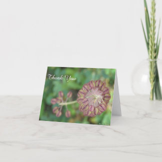 Wildflower Bloom - Blank Thank You Card