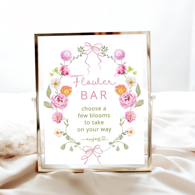 Wildflower Bloom or Flower Bar Poster (Creator Uploaded)